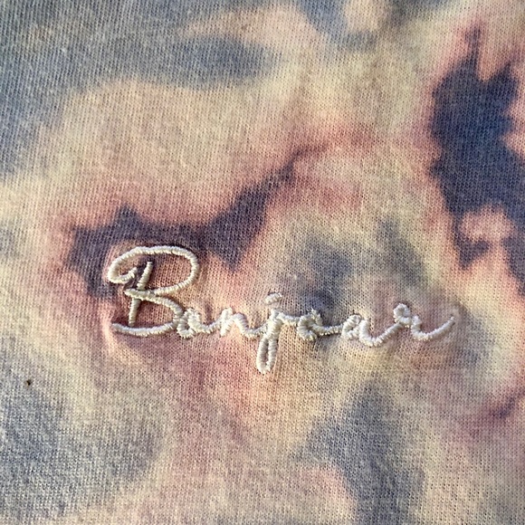 Tie Dye Tank with ribbed bottom -Blues & Pinks 🌺 - Picture 7 of 7